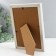 Photo frame plastic 10x15 cm "Classic" White with black stroke 17x12 cm