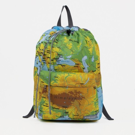 A backpack on the lace, Erich krause color green color