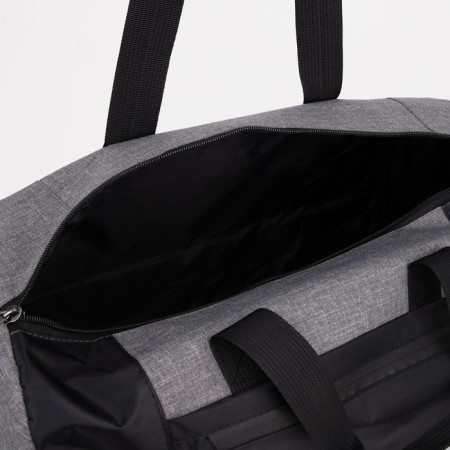 Sports bag with lightning, 3 outer pockets, long belt, black/gray color-2