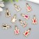 Decor for creativity Plastic for metal "Turtle Bright shell" Mix set 10 pcs 2.5x1.4 cm 78124
