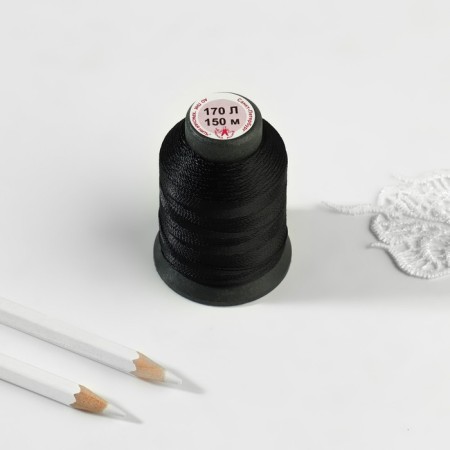 Shoe threads, 170l, 150 m, black color-2