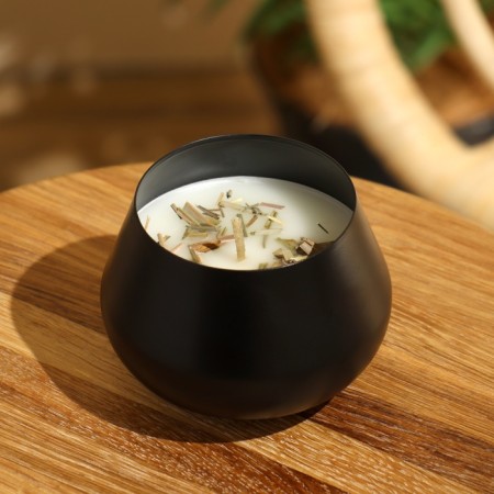 Aromatic candle in a jar of 300 g, Lemongrass-1