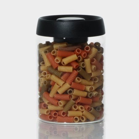 Bank with a vacuum lid for bulk products "Plesir", 1 l, 11 × 16 cm, glass-3