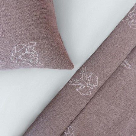 Bedspread with pillowcases "onion", size 230x250 cm, powder color-3