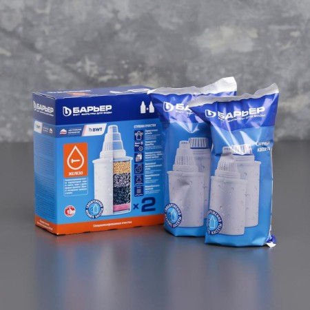 A set of interchangeable cartridges "Barrier-7", 2 pcs, cleaning of iron, white color-3