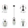 Slotnel lamp Rivoli Christina 1he27, 40 watts Ceiling