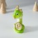 Polystone souvenir "Snake in a crown with a hill/coin" mix 5x4x8.5 cm