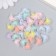 Plastic beads "Butterfly with a colored middle" matte mix 20 g 1.5x1x0.7 cm