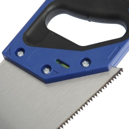 Hacksaw on wood tundra, 2k handle, 2D sharpening, heated tooth, 7-8 tpi, 500 mm-6