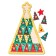Mosaic "New Year Christmas trees"