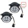 Farah LED Airline Pro, adjustable light border, 32W, D-90 mm, in a set of 2 pcs