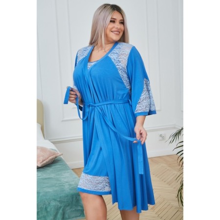 Female suit, size 60, blue color