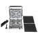 Grill JVC JK-GR306, electric, 2200 watts, anti-stick coating, silver
