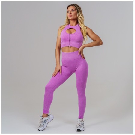 Sports legins, size S, pink color-6