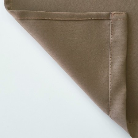 Curtain curtain Witerra matte 135x260cm - 2 pcs, brown, blackout, PE 100%-4