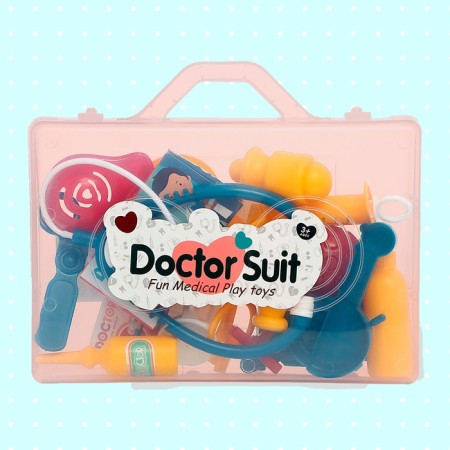 Game set "Best Doctor" in a suitcase, 16 items-11