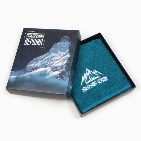 Terry towel "conquering of the peaks" 35x50 cm, 100% cotton, 350 g/m2-4