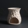 Aroma lamp ceramics "bubbles" white 8.5x8.5x9.5 cm