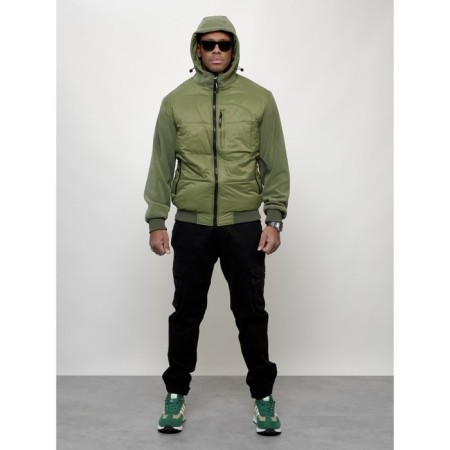 Sports male jacket, size 56, green color-14
