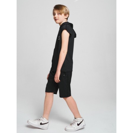 Sports suit for a boy, height 170 cm, dark gray color-1