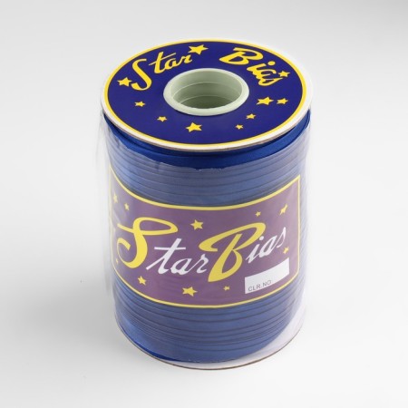 Oblique bike, satin, 15 mm × 132 ± 1 m, blue color No. 9087-2