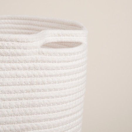 Basket for storage of manual weaving, cotton 29x29x26 cm-4