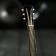Souvenir guitar "acoustic" brown, on a stand 24x8x2 cm