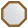 Mirror in the baguette frame, vignette aged gold 56 mm, 65x65 cm