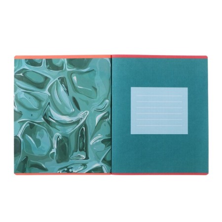 Notebook of 48 sheets in the Lorex "Who Cares" cage, double cover, coated cardboard, over-time printing, soft-touch, offset unit-1
