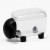 Black with a transparent lid
