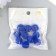 Beads for creativity velvet spraying "ultramarin" set 10 pcs d = 1.4 cm