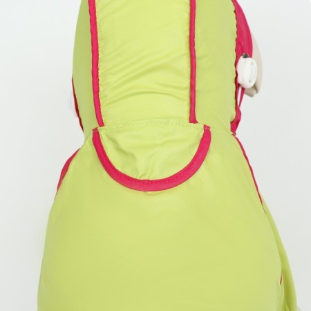 Combiason for dogs, demi -season with a bag, size M (DS 29, OG 37, Osh 27 cm), light green-5