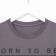 T -shirt for a boy, gray color, height 122 cm