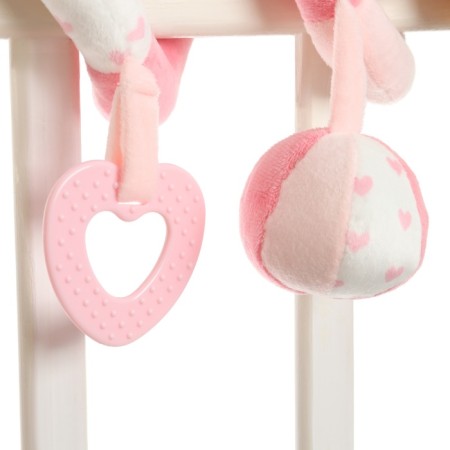 Stretching - spiral with toys arc on a stroller / crib for kids "Bunny", Mum & Baby-3