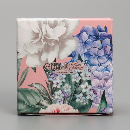 Box for jewelry, packaging, “flowers”, 7.5 x 7.5 x 3 cm-5