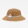 Hat for the girl Minaku "Bunny", brown color, river 52