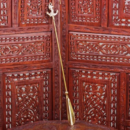 A spoon for shoes "Anchor with a rope" Brass 52x5.5x1 cm