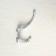 Hook furniture tundra TKD012, two -rod, chrome