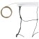 Volleyball mesh onlytop, with a cable, thread 1.5 mm, 9.6x0.85 m