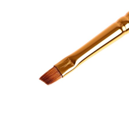RUBLOFF brush synthetics, imitation column, oval, series 1S65 No. 6, short black matte handle, yellow clip-1