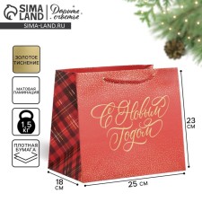 Laminated “Cell” package, 25 x 23 x 18 cm, new year