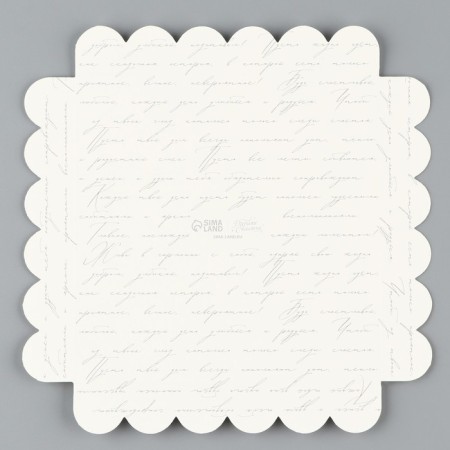 Confectionery box, chest, packaging, “lilies”, 14 x 14 x 18 cm-7