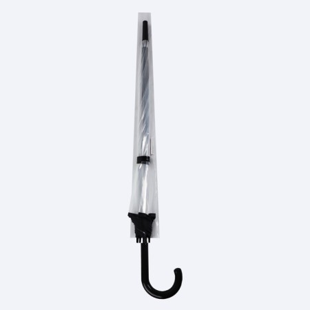 Umbrella - a semiautomatic “monoton” cane, 8 spokes, r = 51 cm, the color is transparent-8