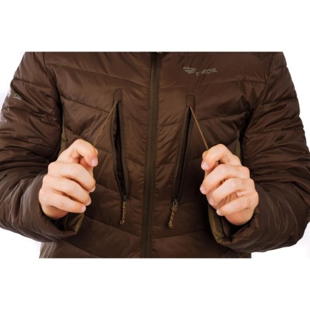 Jacket with hood men's Pride Mangust, nylon, brown, rr 48-50 growth 170-176-8