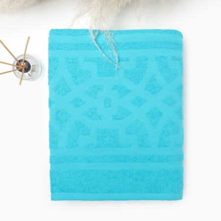 Tensor of Arabic pattern, 100x180cm, turquoise color, 300g/m, cotton-1