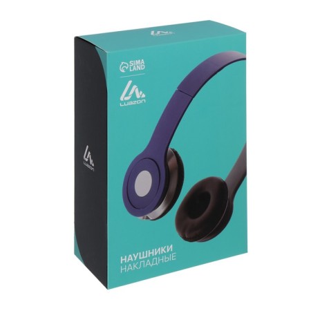 Luazon W-11 headphones, overhead, folding, black-6