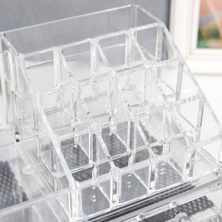 Organizer Casket Plastic 3 Transparent Boxes 19x14.5x24 cm-6