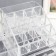 Organizer Casket Plastic 3 Transparent Boxes 19x14.5x24 cm