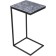 Coffee table Hercules metal, gray marble/black 30x34x62 cm