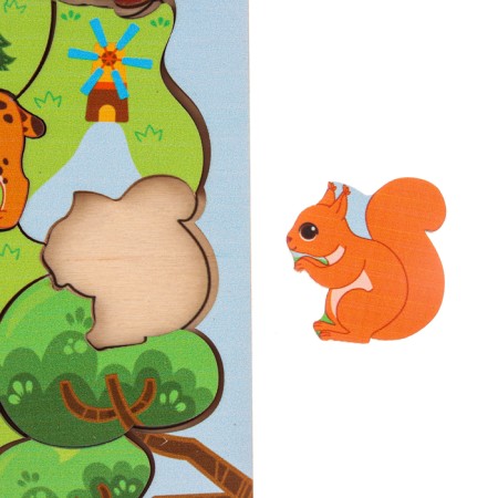 Головоломка «Животные Евразии»-2